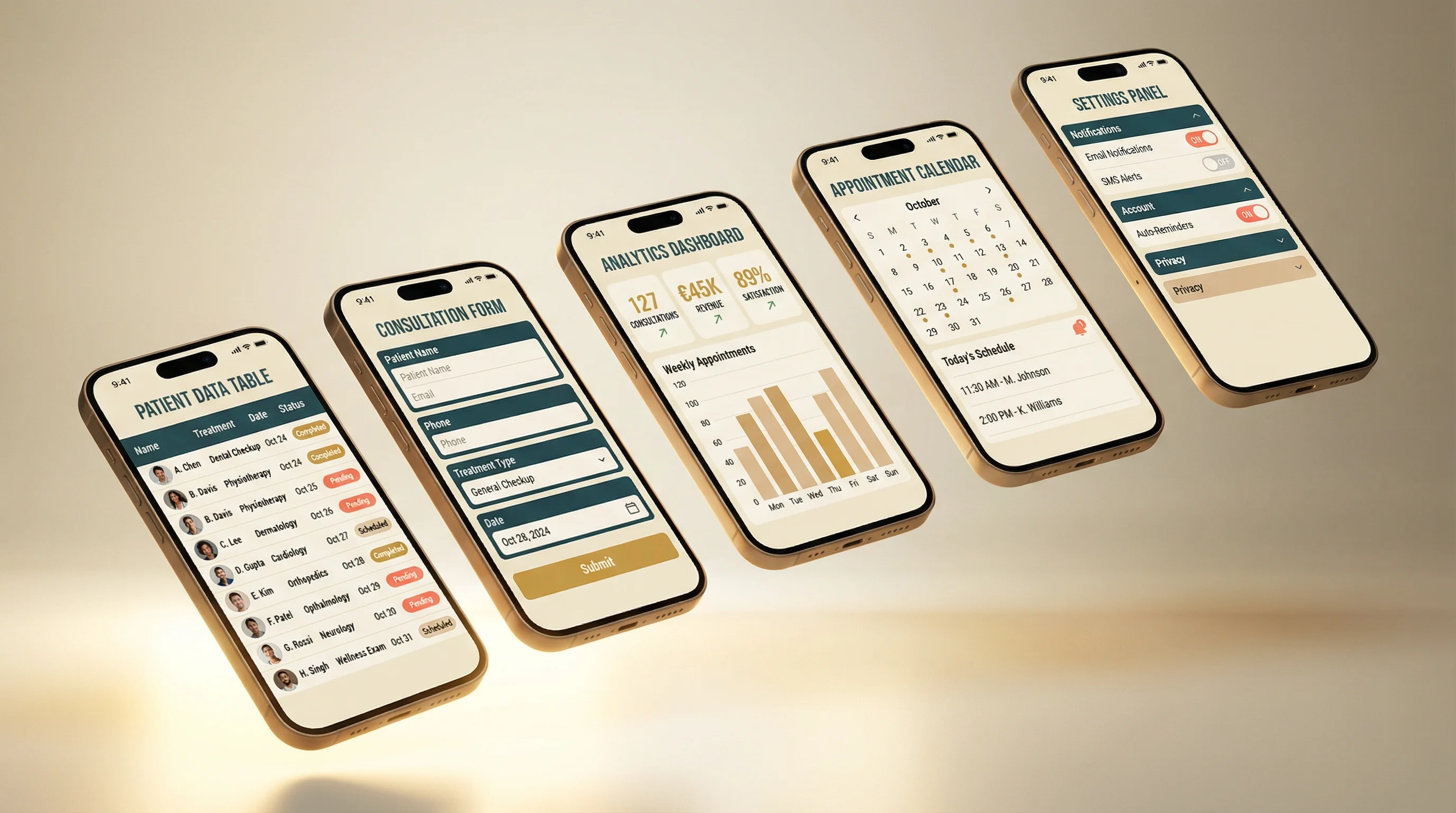 Patient booking website medical