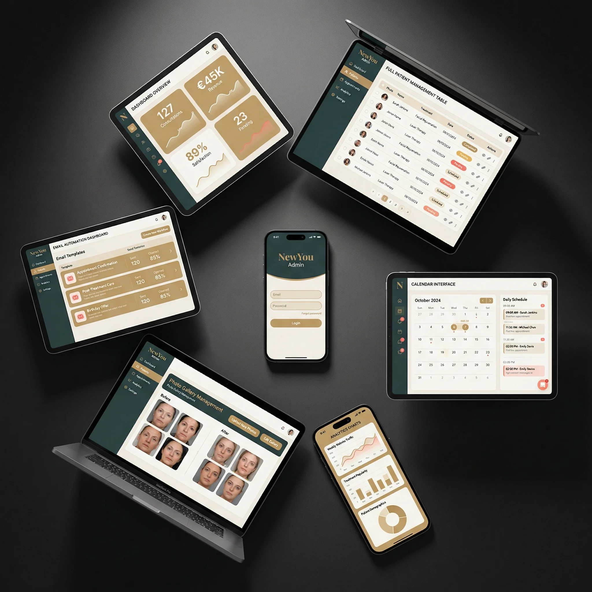 Beauty salon web design