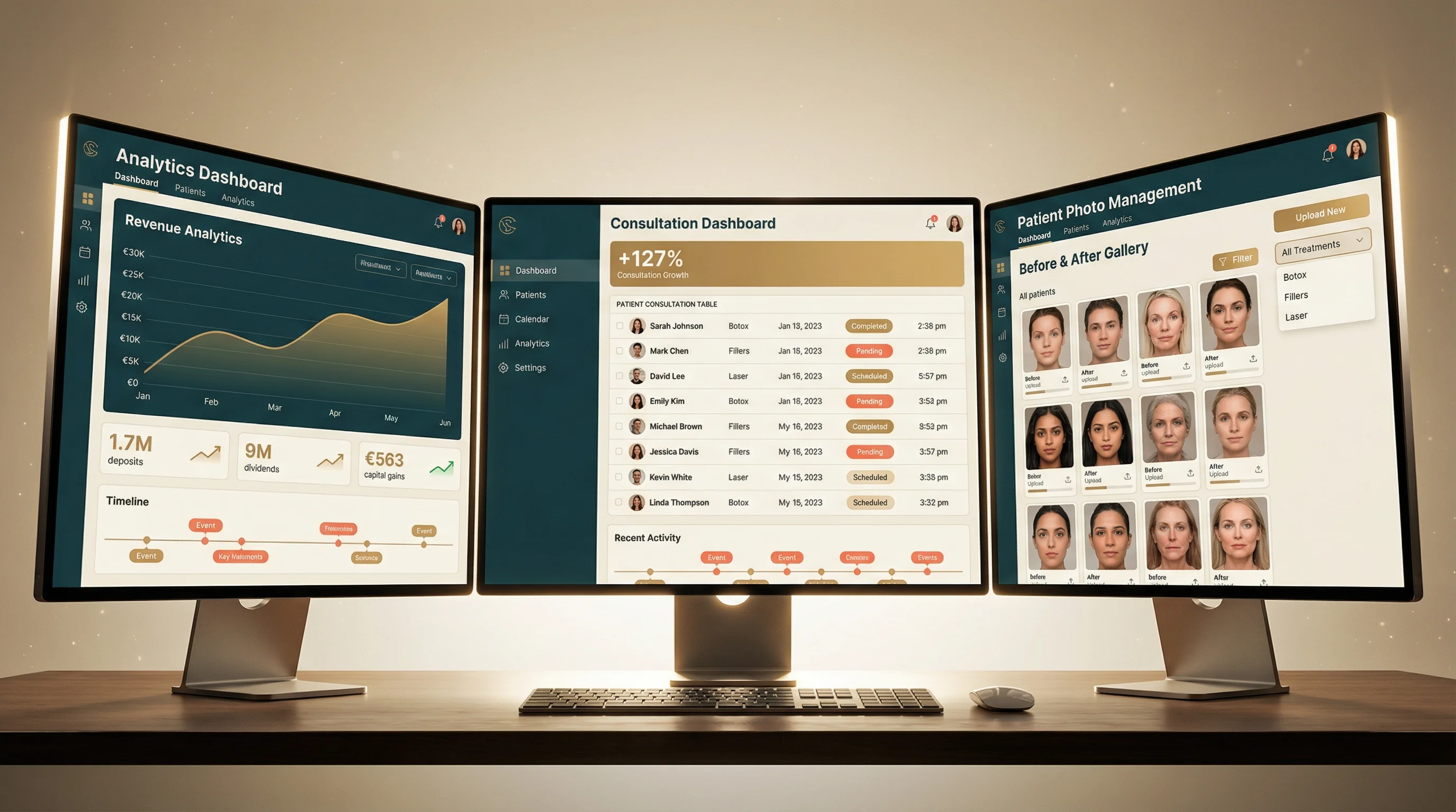 Beauty website portfolio showcase